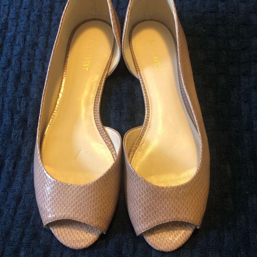 Nine West Open Toe Flats